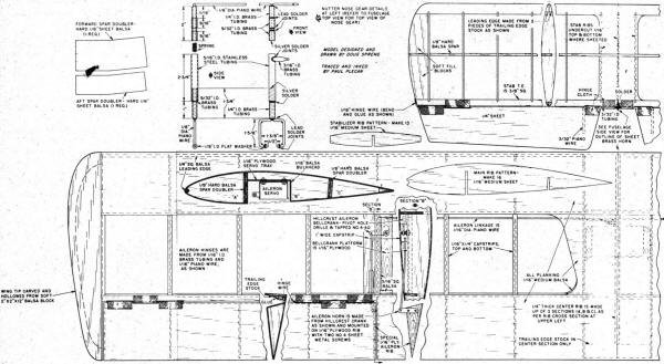 Spreng's "Stormer" Wing Plans - Airplanes and Rockets