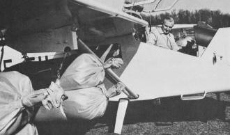 Count Gustav von Rosen preflights the Safari - Airplanes and Rockets