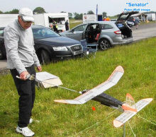 "Senator" free flight model (Peter Watt image) - Airplanes and Rockets