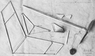Note wing made on its covering material - Airplanes and Rockets