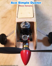 Ace Simple Duster enging compartment  - Airplanes and Rockets