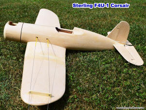 Leadout lines on Sterling F4U-1 Corsair - Airplanes and Rockets