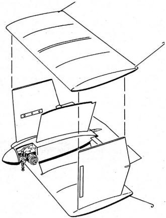 While the completed model is not scale of anything real - Airplanes and Rockets