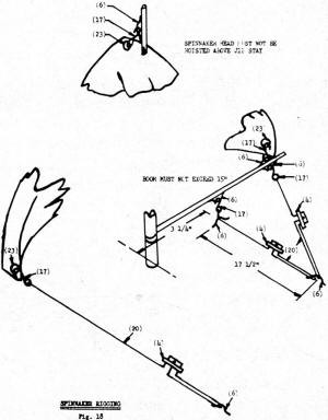 Sail sheet detail for Critter R/C Sailboat - Airplanes and Rockets