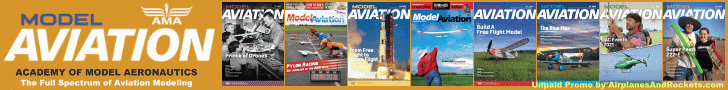 Academy of Model Aeronautics Model Aviation Magazine - Airplanes and Rockets