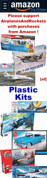 Plastic Scale Model Kits - Airplanes and Rockets