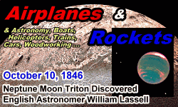 Day in History Logo - Airplanes and Rockets