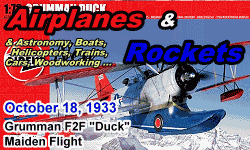Day in History Logo - Airplanes and Rockets