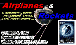 Day in History Logo - Airplanes and Rockets