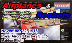 Day in History Logo - Airplanes and Rockets