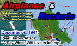 Day in History Logo - Airplanes and Rockets