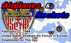 Day in History Logo - Airplanes and Rockets