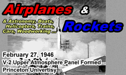 Day in History Logo - Airplanes and Rockets