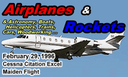 Day in History Logo - Airplanes and Rockets