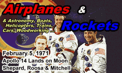 Day in History Logo - Airplanes and Rockets