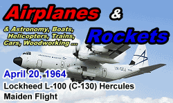 Day in History Logo - Airplanes and Rockets