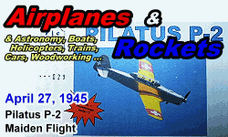 Day in History Logo - Airplanes and Rockets
