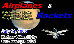 Day in History Logo - Airplanes and Rockets