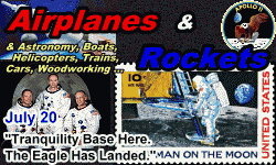 Day in History Logo - Airplanes and Rockets