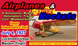 Day in History Logo - Airplanes and Rockets
