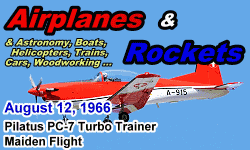 Day in History Logo - Airplanes and Rockets