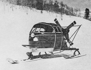 Control Line or Radio Control Call-Air Snowcar Will Liven Up Winter Contests - Airplanes and Rockets