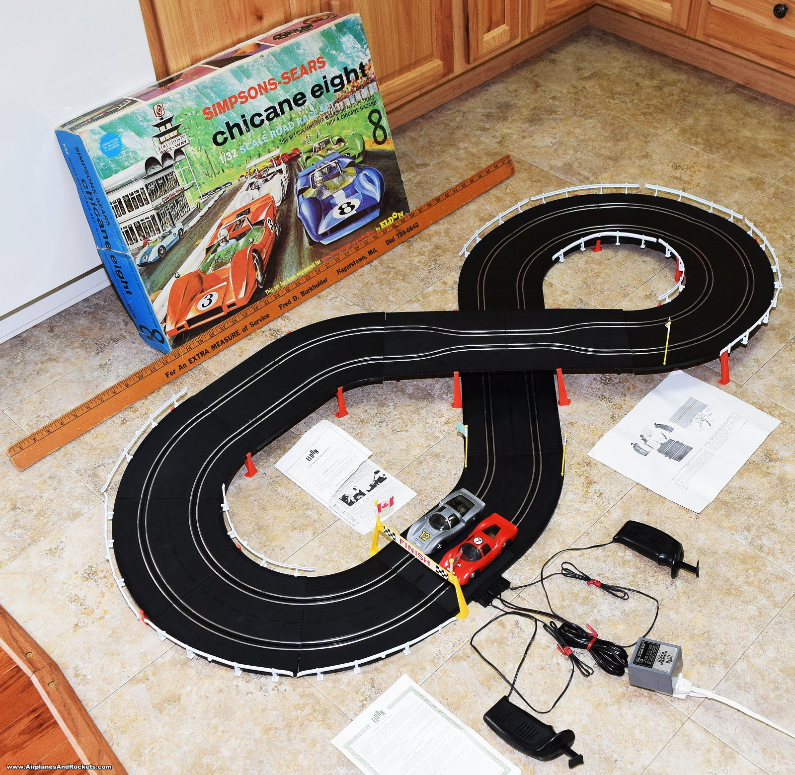 vintage eldon slot cars