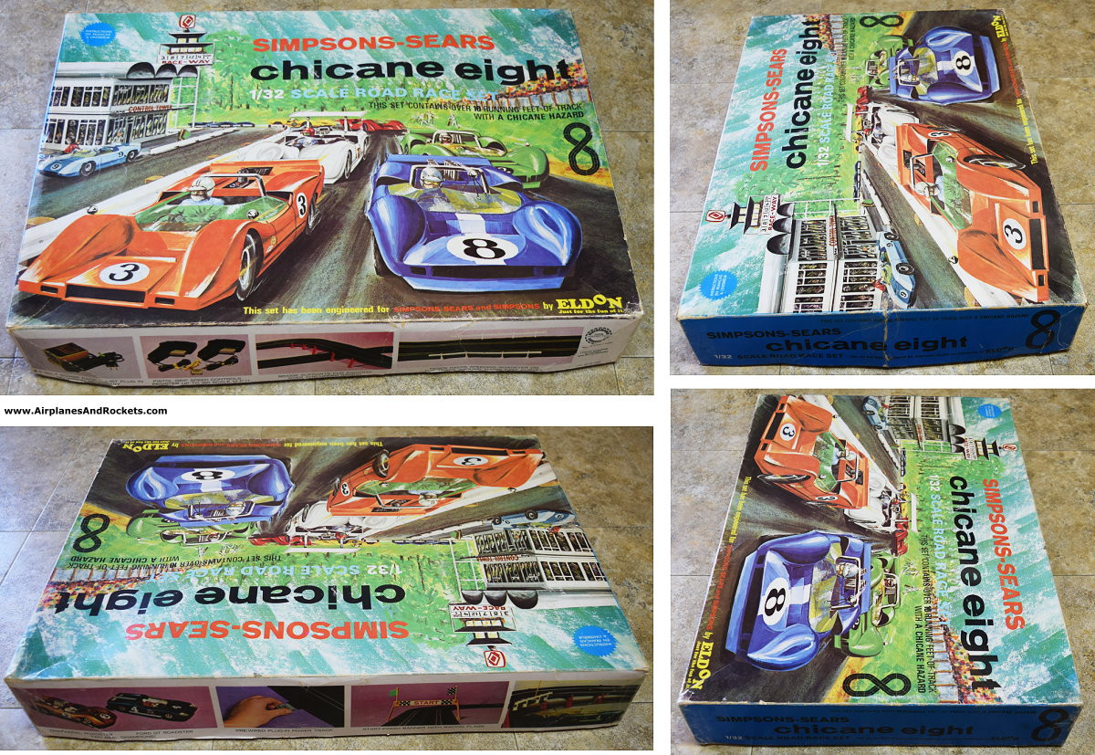Eldon slot car set outlet