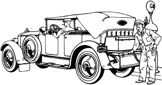 1920 custom-built Pierce-Arrow Phaeton - Airplanes and Rockets