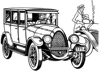 1923 Franklin Sedan - Airplanes and Rockets
