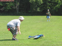Chris Keller launching for George Towns, Bean Hill Flyers - Airplanes and Rockets