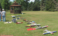 Staging area at Bean Hill Flyers July 2011 Fly-In, #6 - Airplanes and Rockets