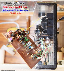 Hobby Shack Cirrus Sport Four Transmitter - Left - Airplanes and Rockets