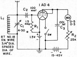 Field Strength Meter schematic - Airplanes and Rockets
