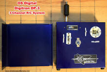 OS Digitron DP-3 Front w/Back Cover - Airplanes and Rockets