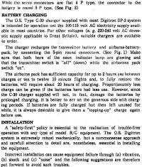 O.S. Digitron DP-3 Radio Control System User Manual (p5) - Airplanes and Rockets