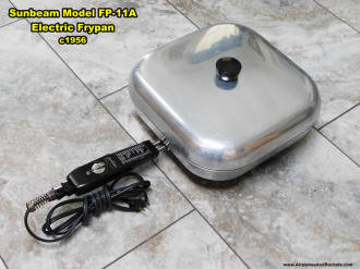 Sunbeam FP-11A Electric Frypan Restored - Airplanes and Rockets