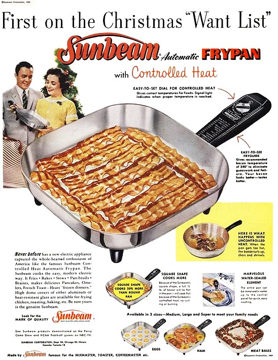 Sunbeam FP-11A Electric Frypan Thermostat Adjustment - Airplanes and Rockets