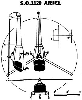 S.O. 1120 Ariel Helicopter - Airplanes and Rockets