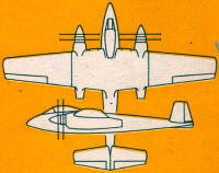 "ATH" Airmen of Vision Aircraft Design Competition (1a), from August 1954 Air Trails - Airplanes and Rockets