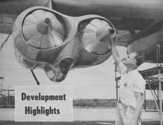 Jet pods of the production B-36s - Airplanes and Rockets