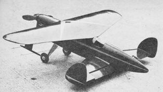 Pert beauty is the Duo-Mono. Power can be anything around .30 cu. in. displacement - Airplanes and Rockets
