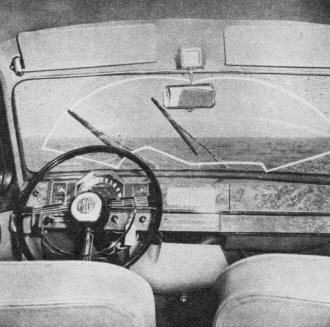 Driving rain during tests proved value of wiper set-up - Airplanes and Rockets