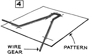 Model Plane Landing Gears, Checking with Pattern - Airplanes and Rockets
