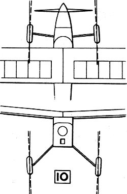 Model Plane Landing Gears, Checking Alignment - Airplanes and Rockets