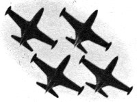Navy's Blue Angels stunt team roars overhead in diamond formation - Airplanes and Rockets