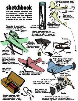Sketchbook, October 1950 Air Trails - Airplanes and Rockets