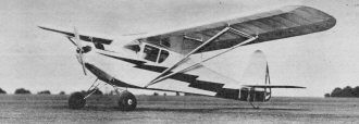 O&R 60 powered Taylorcraft was radio-control entry by Joe Picarole - Airplanes and Rockets