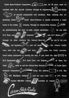 Citizen-Ship Radio Advertisement, May 1971 American Aircraft Modeler - Airplanes and Rockets