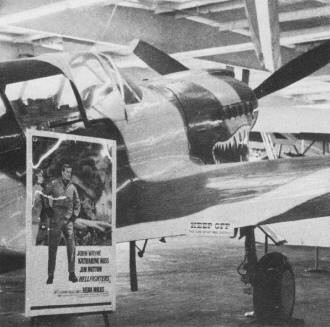 Two-seater Curtiss P-40 was seen in the movie, Tobruk - Airplanes and Rockets